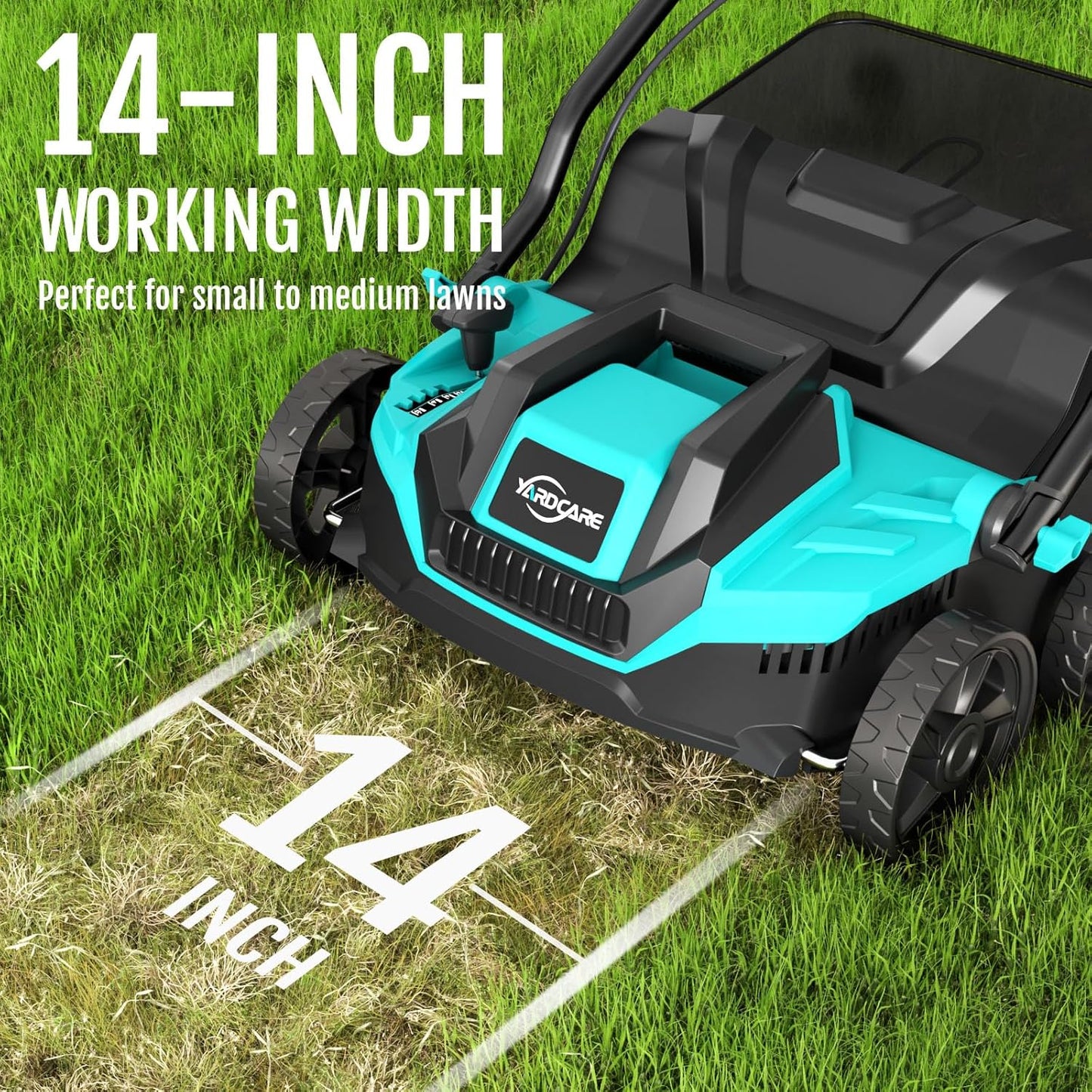 Electric Dethatcher and Scarifier, 2-in-1 Lawn Dethatcher with 10.5 Ga