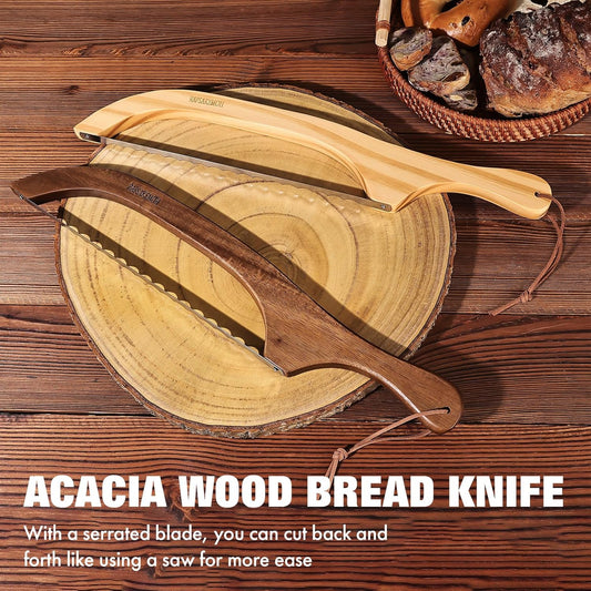 Bread Knife for Homemade Bread, Sourdough bread knife,Bread slicer for