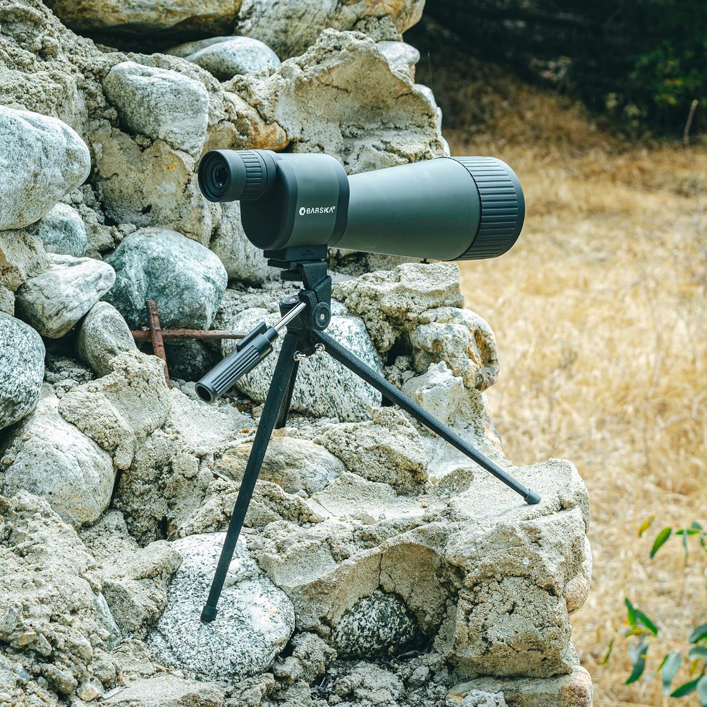 BARSKA AF12652 Table Top Tripod for Cameras, Binoculars, Spotting Scopes, and More, Black