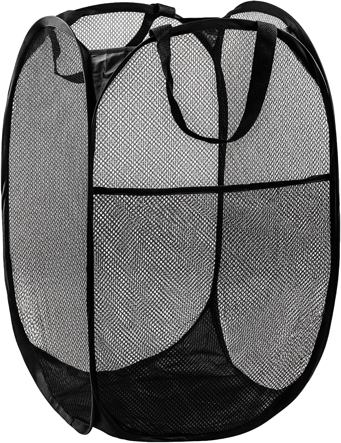 DUCOO Pop Up Hamper, 1 PCS Mesh Pop Up Laundry Hamper, Foldable Mesh L