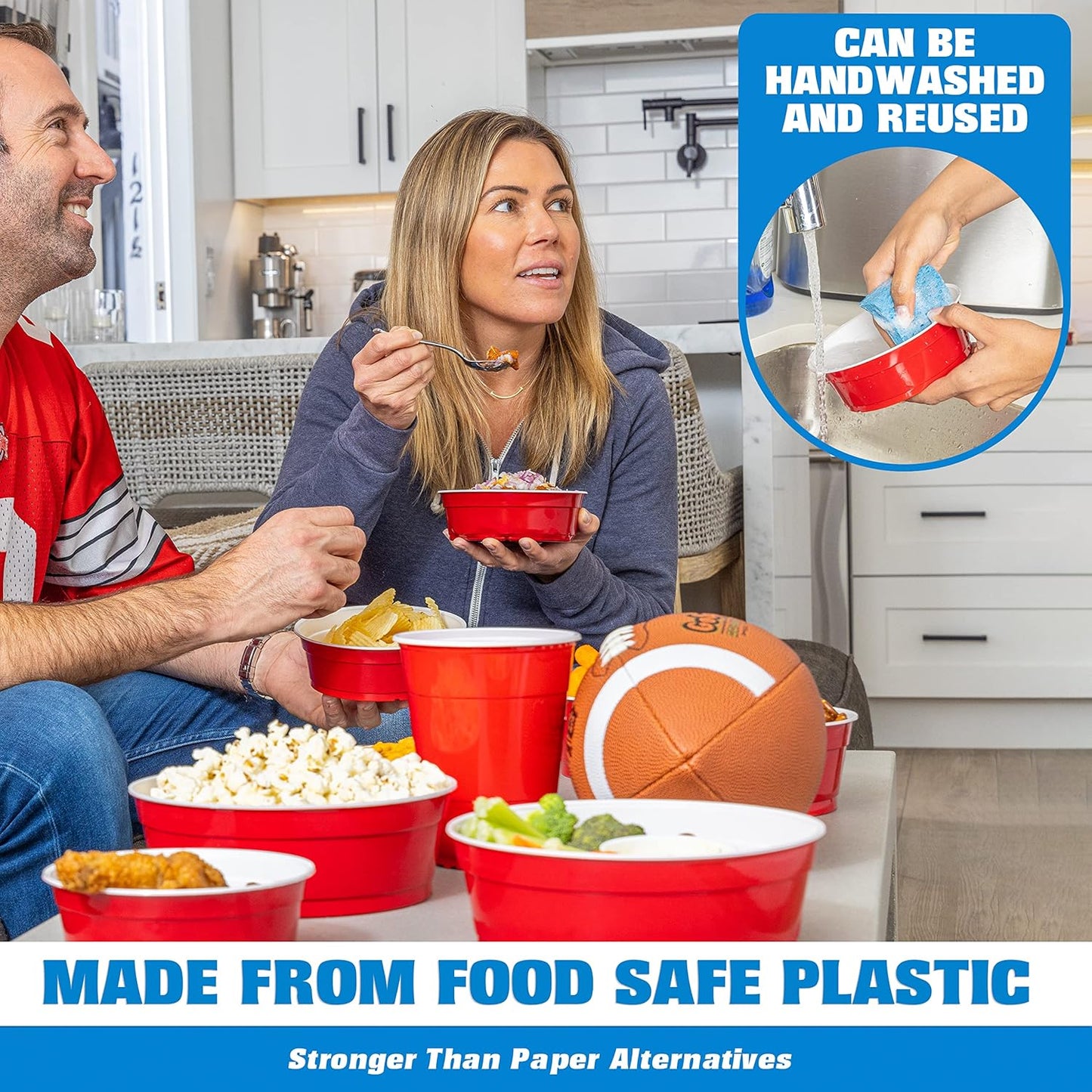 GoBig Red Party Cup Bowls