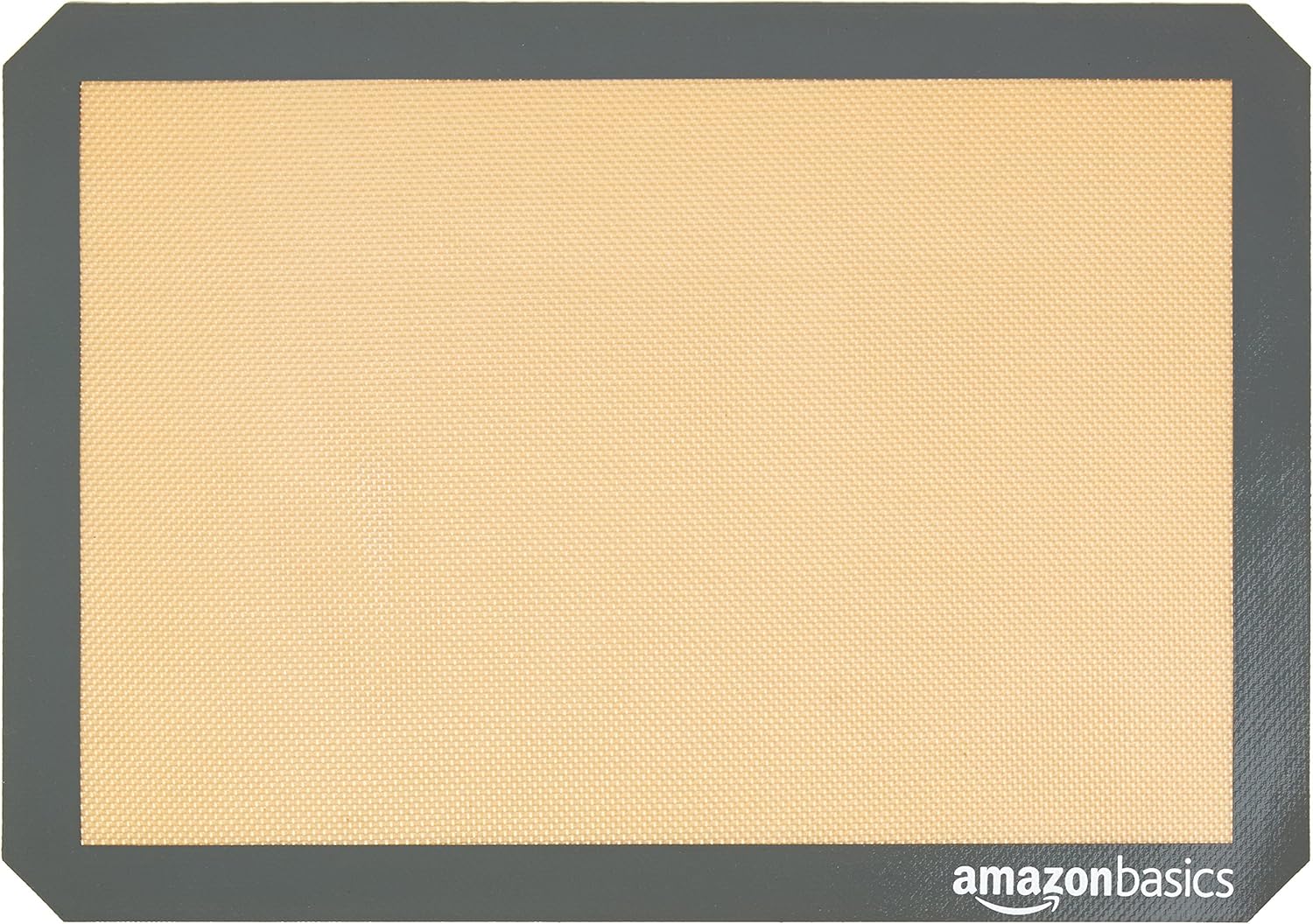 Amazon Basics Silicone Rectangular Baking Mat, Non-Stick, Reusable, Di