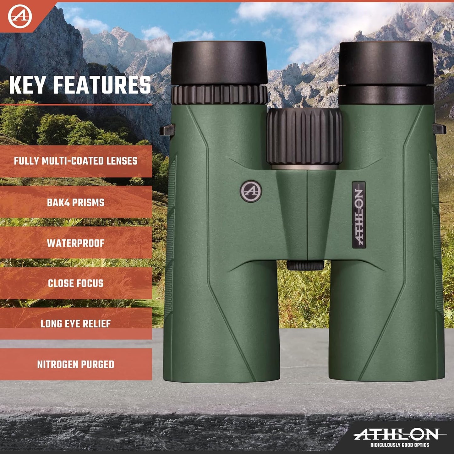 Athlon Optics Forerunner 10x42 Binoculars