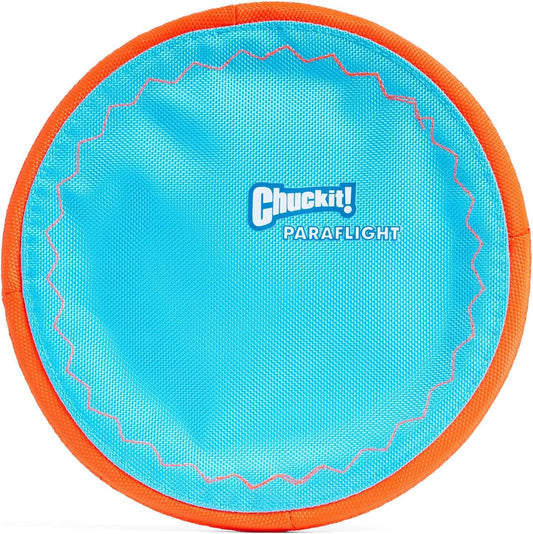 Chuckit! Paraflight Flying Disc Dog Toy - Water Floating Flyer - Durab