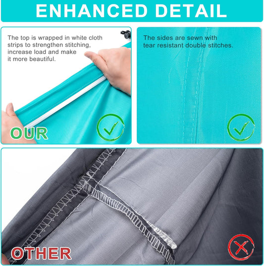 2 Pack XL Travel Laundry Bag, Machine Washable Dirty Clothes Organizer with Drawstring,Large Enough to Hold 4 Loads of Laundry, Easy Fit a Laundry Hamper or Basket Travel Essentials 24" x 36"