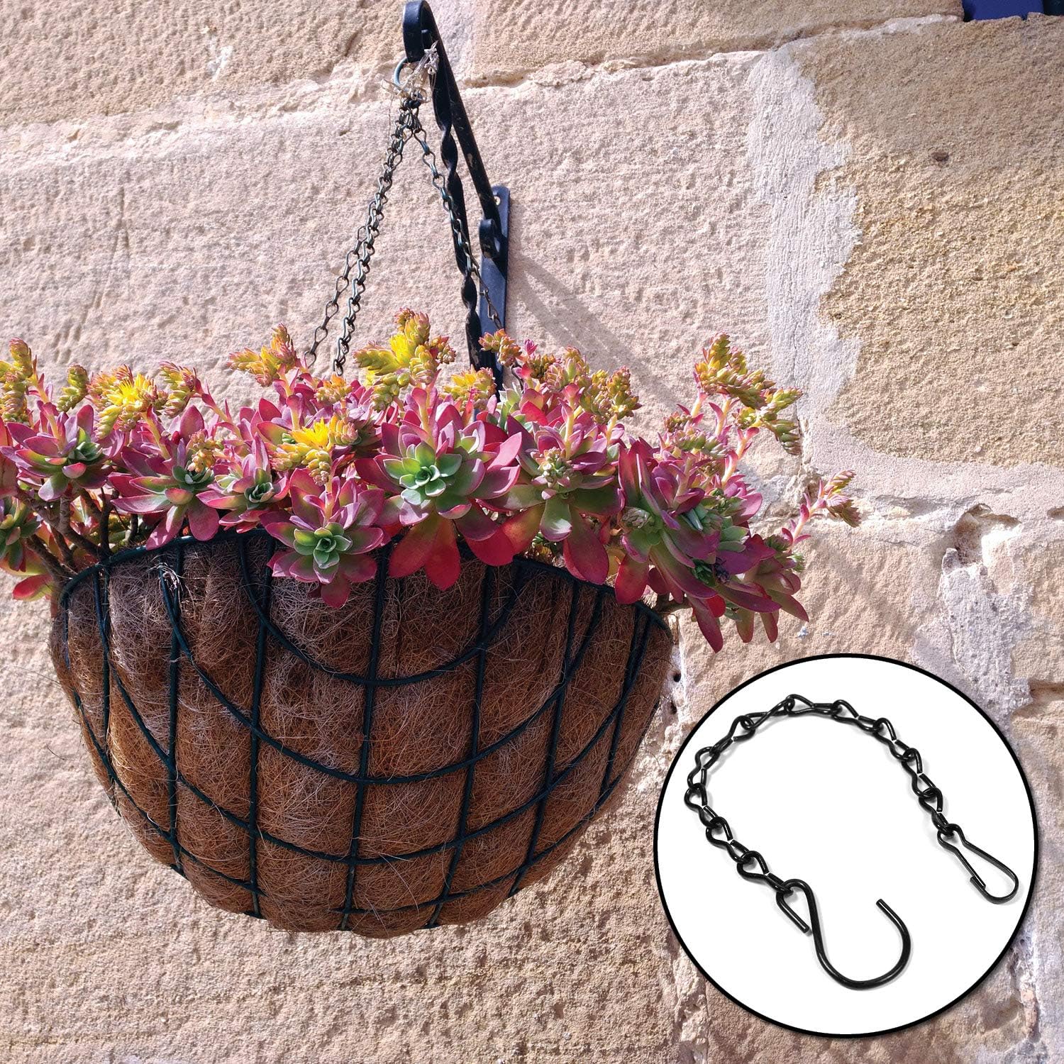 4 Pack 12, 24 and 36 Inches Hanging Chain for Bird Feeders, Planters, 