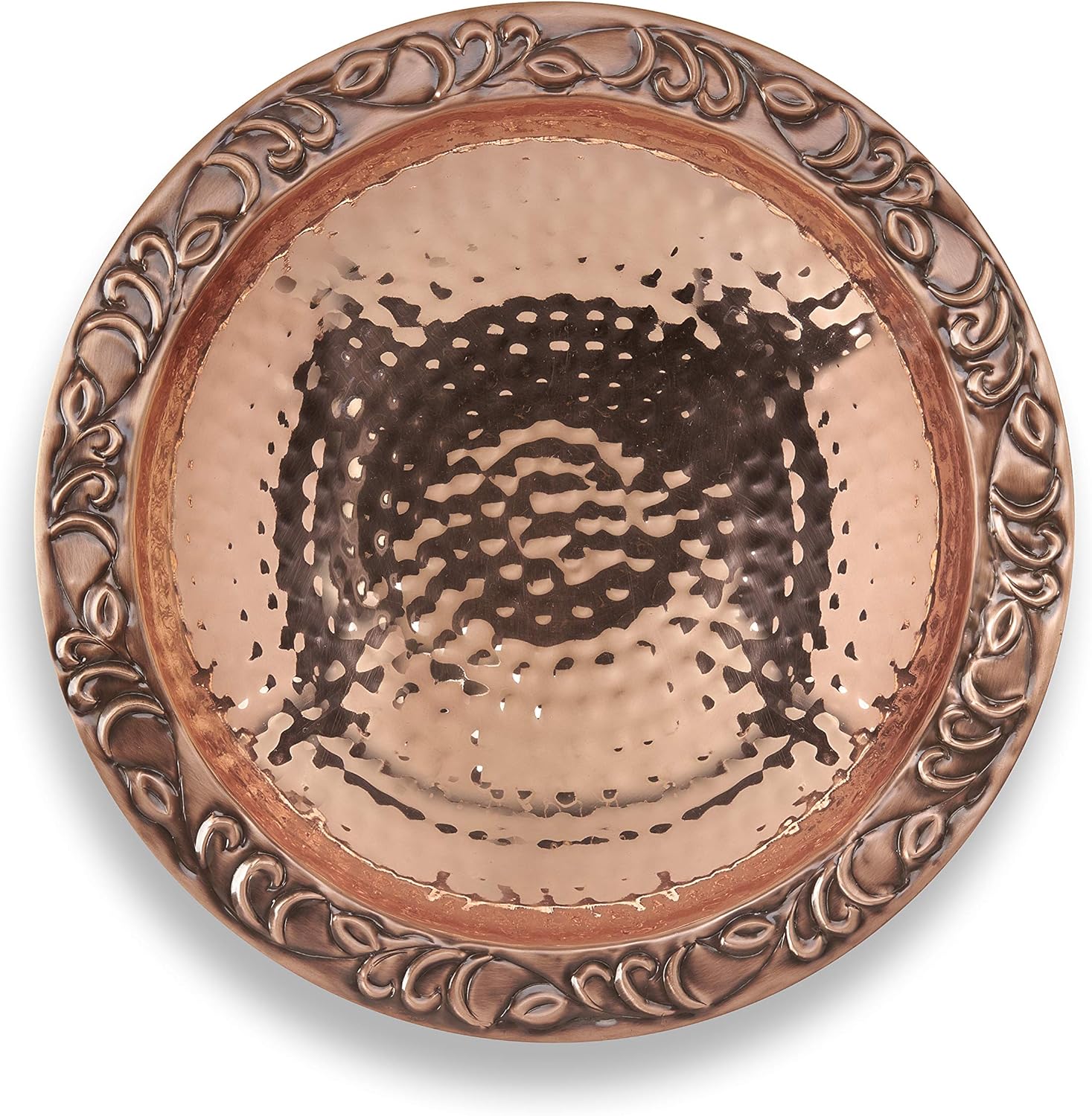 Good Directions Polished Copper Bird Bath with Fountain on Garden Pole