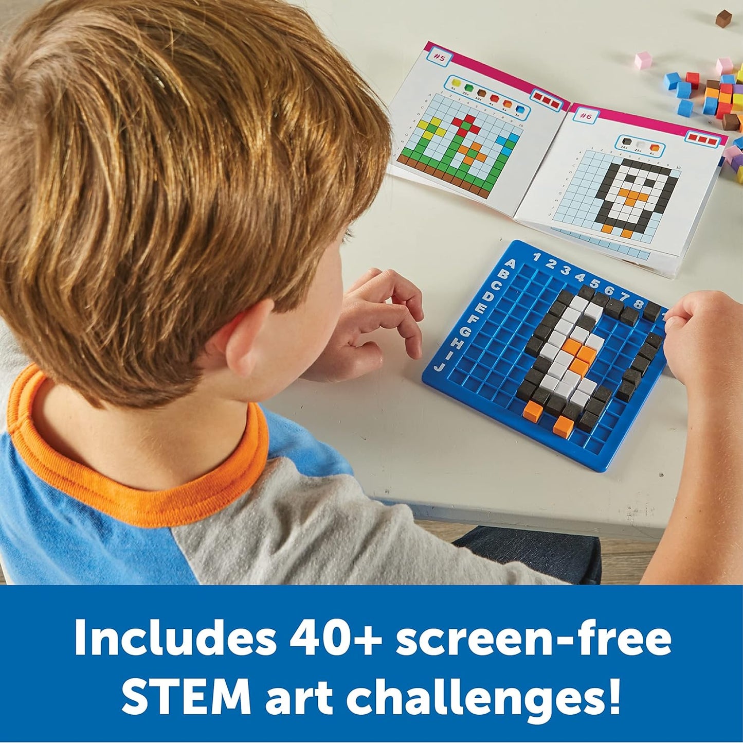 Learning Resources STEM Explorers Pixel Art Challenge - Science Kits &