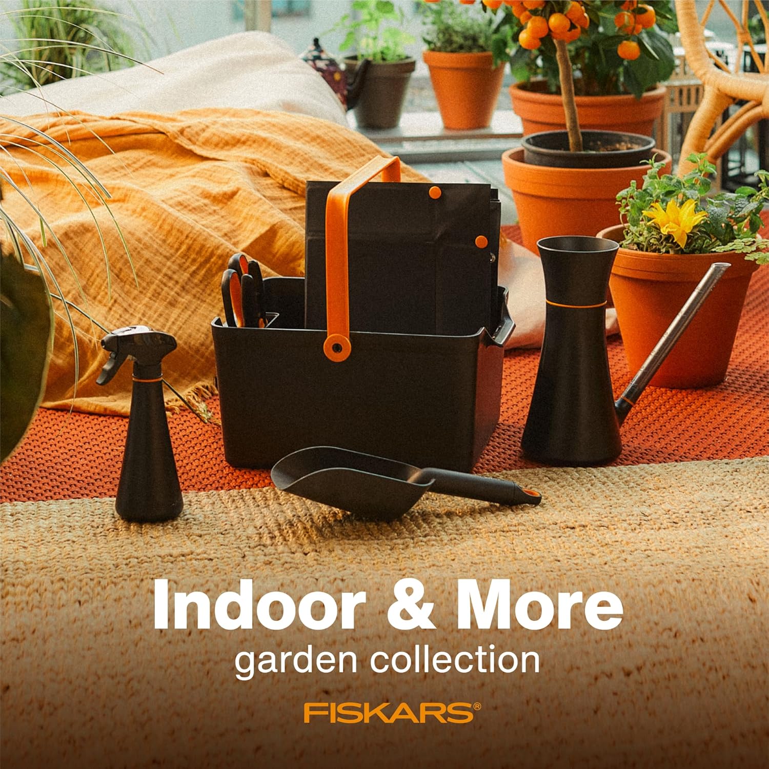 Fiskars Garden Tool Caddy, Portable Storage Organizer with Removable B