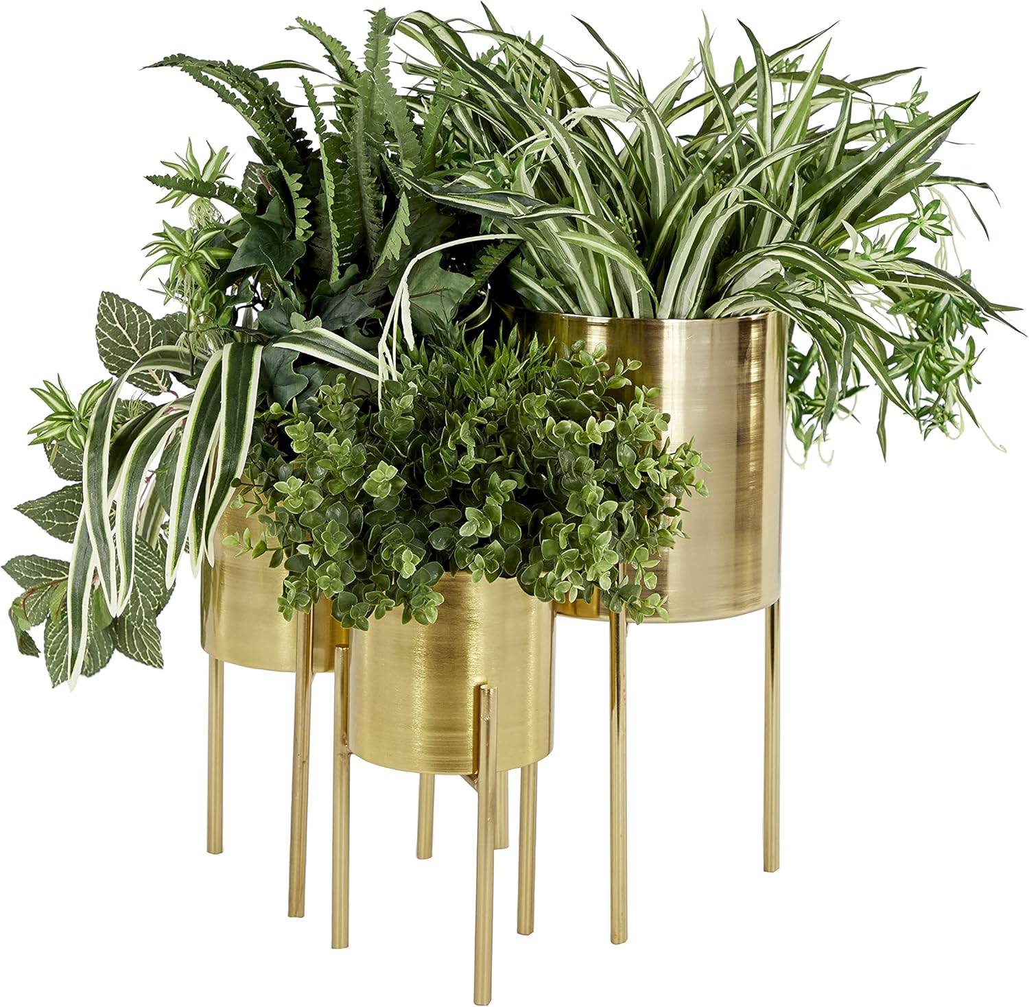Deco 79 Metal Indoor Outdoor Planter Large Planter Pot with Removable 