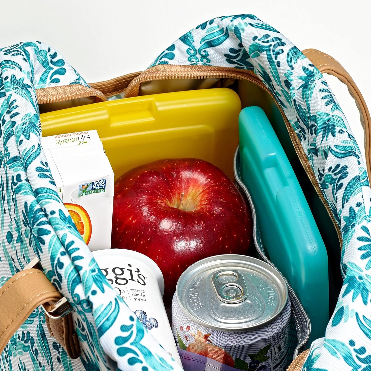 Cool Coolers By Fit & Fresh 4 Pack Slim Ice Packs, Quick Freeze Space 