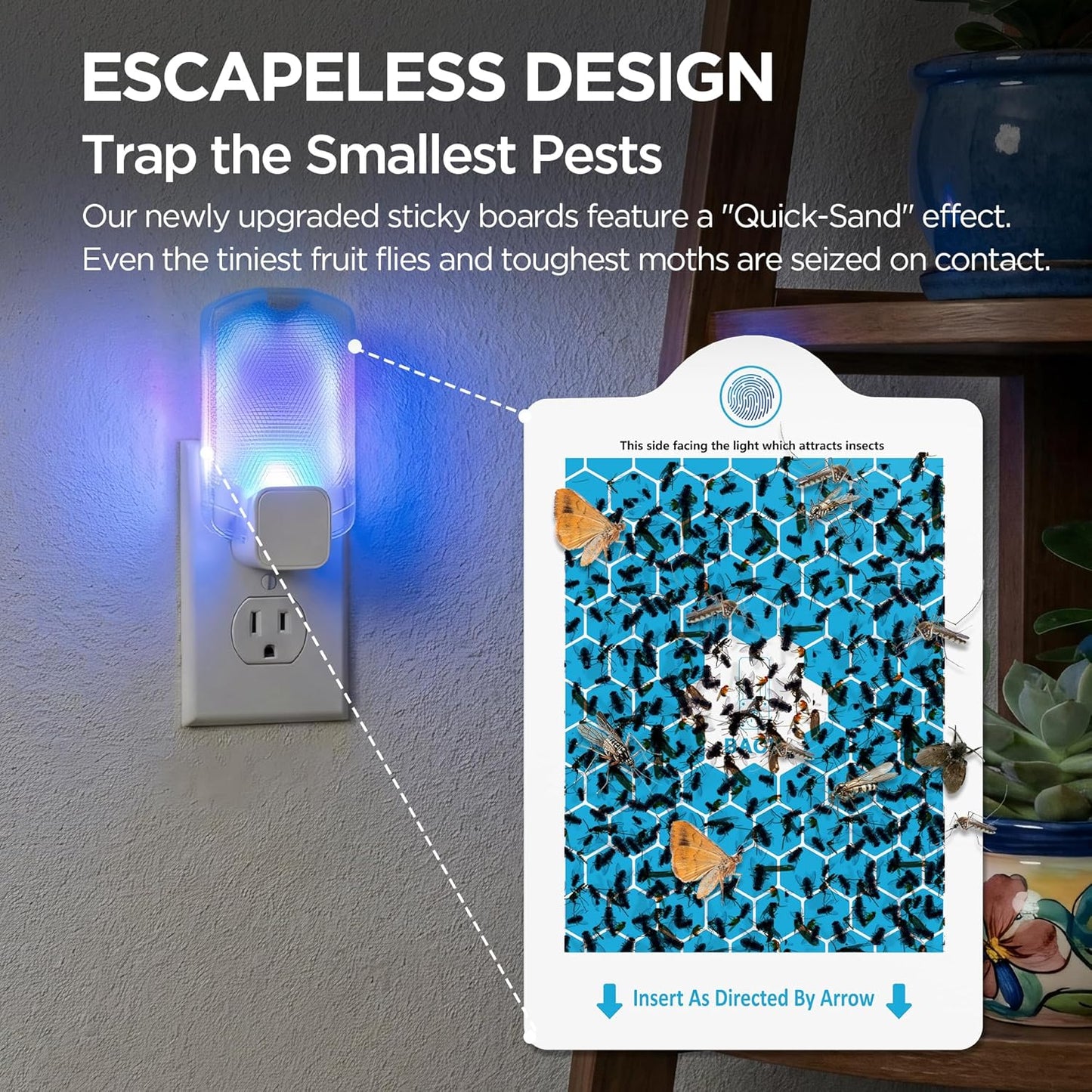 2 Flying Insect Traps+10 Refill Cartridges, 2026 2nd Gen, Fruit Fly Tr