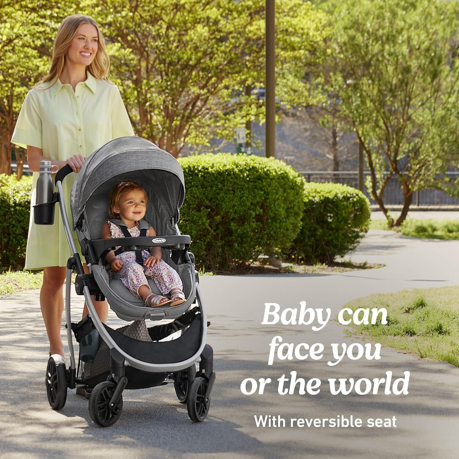 Graco Redmond Modes Pramette Stroller, 3-in-1 Convertible: Car Seat Ca