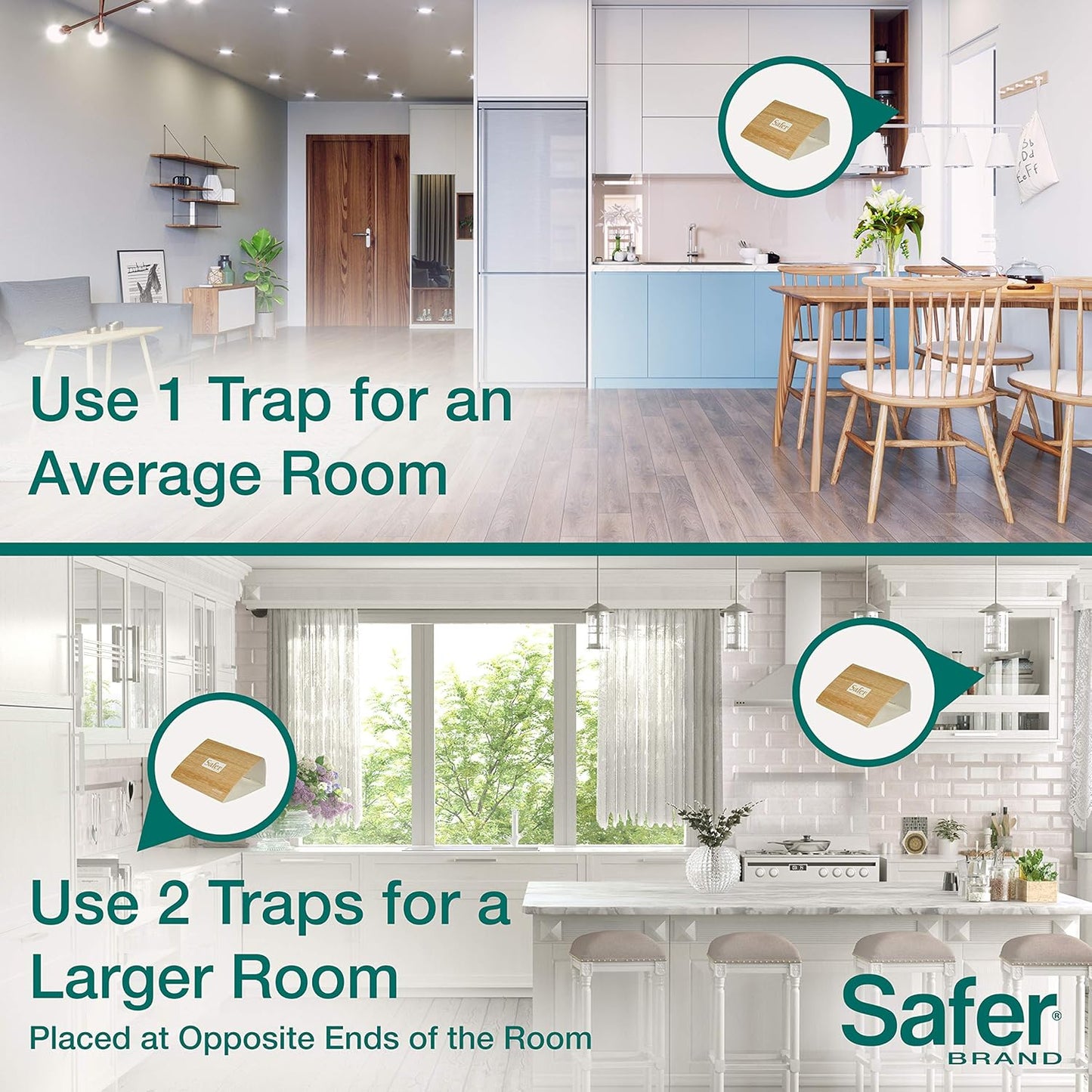 Safer 05140-AMAZ Pantry Moth Trap, 6