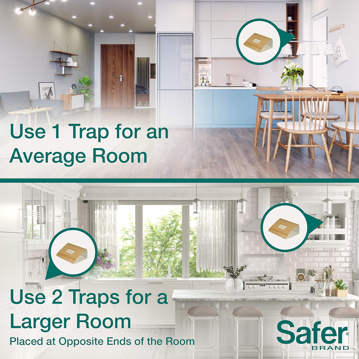 Safer 05140-AMAZ Pantry Moth Trap, 6
