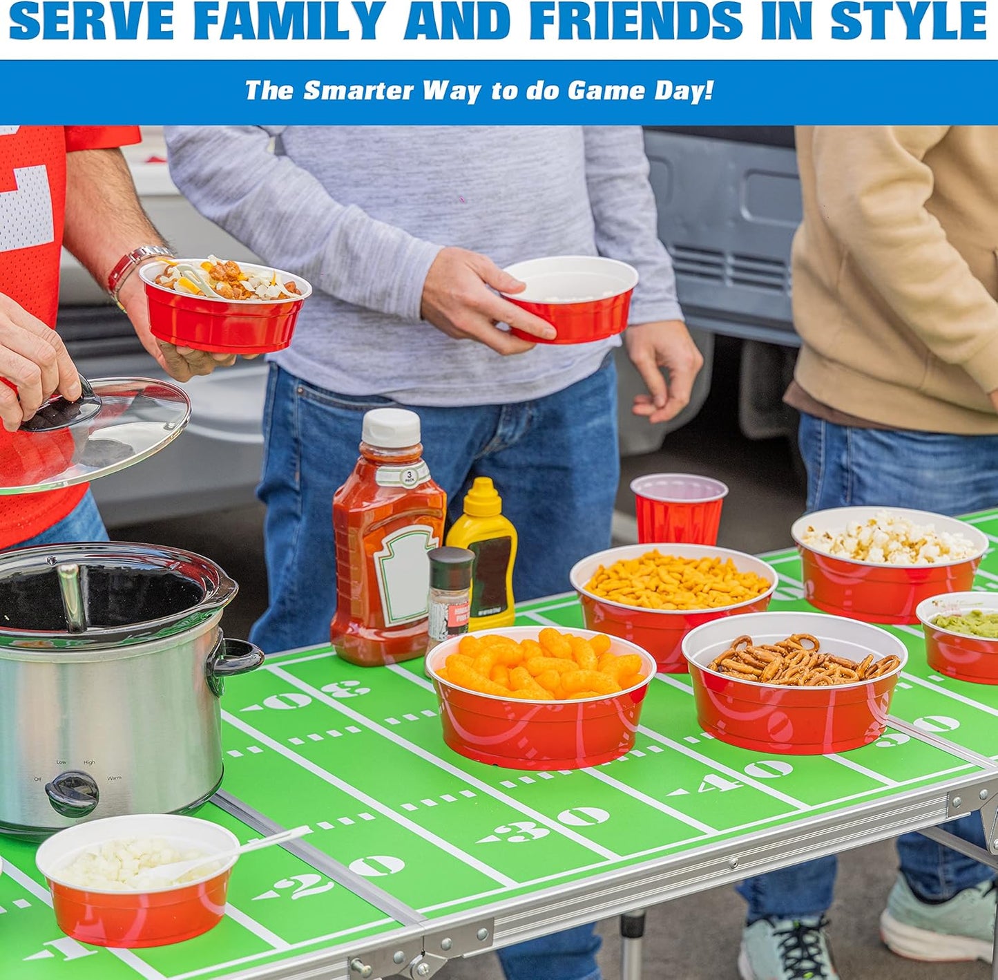 GoBig Red Party Cup Bowls