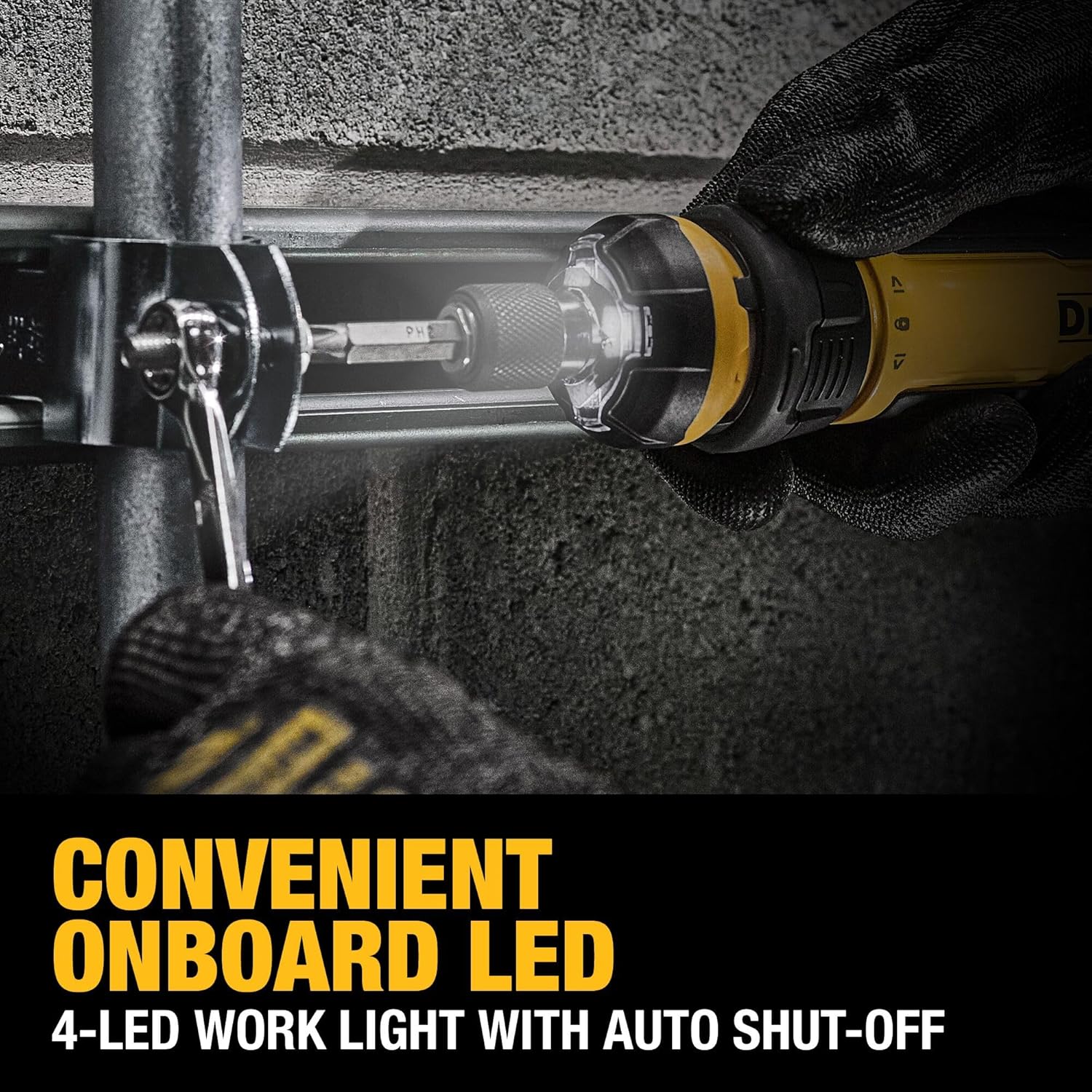 DEWALT Cordless Screwdriver, 4V USB Rechargeable Electric Screwdriver 