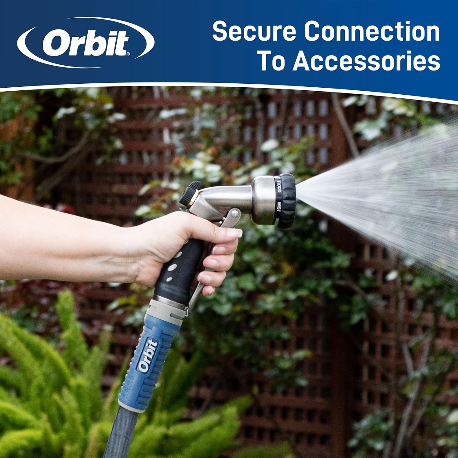 Orbit 33180 ExoJacket Fabric Garden Hose - Heavy-Duty Water Hose (100-