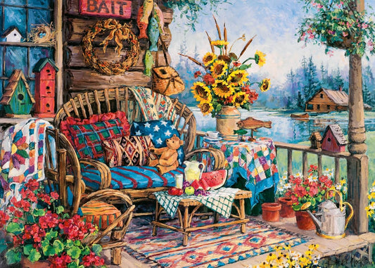 Wonder Forge Country Hideaway 1000 Piece Jigsaw Puzzle for Adults | Un