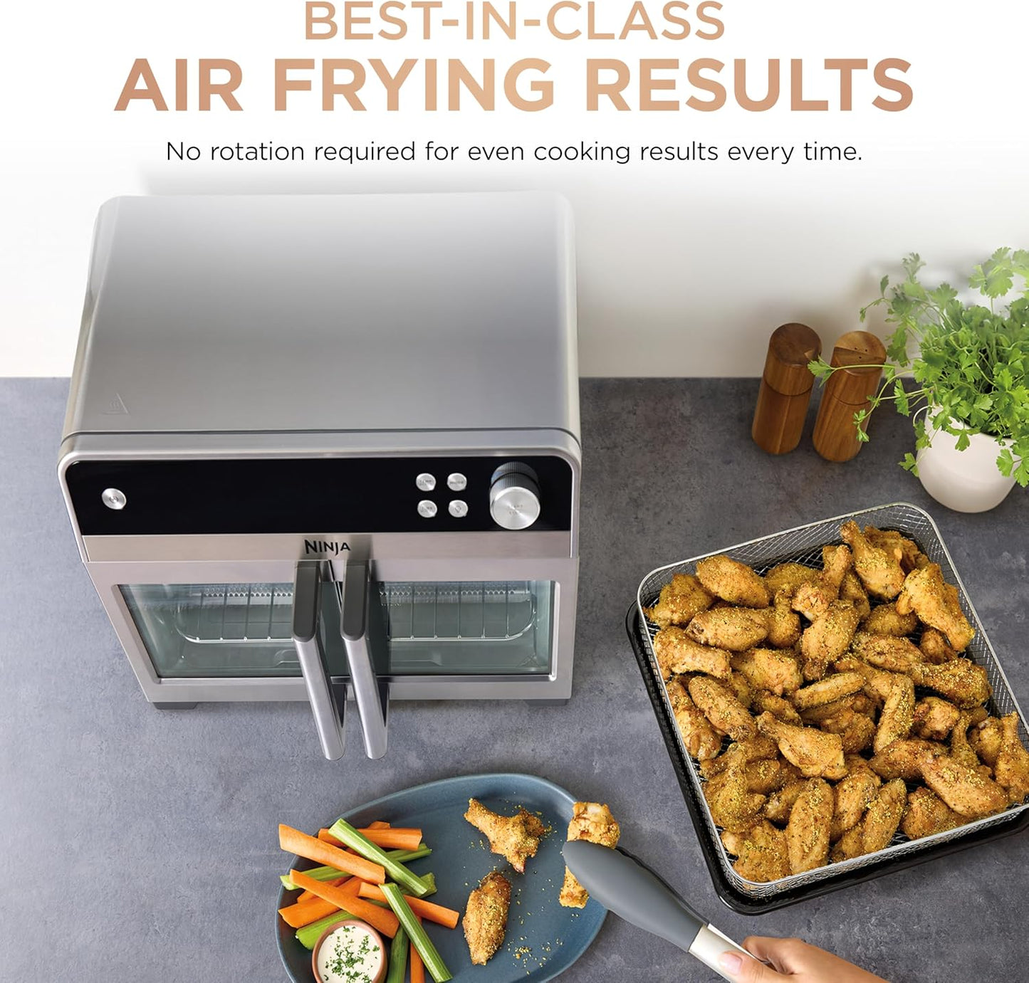Ninja | French Door Premier | Air Fryer, Convection Oven, Toaster | 5-