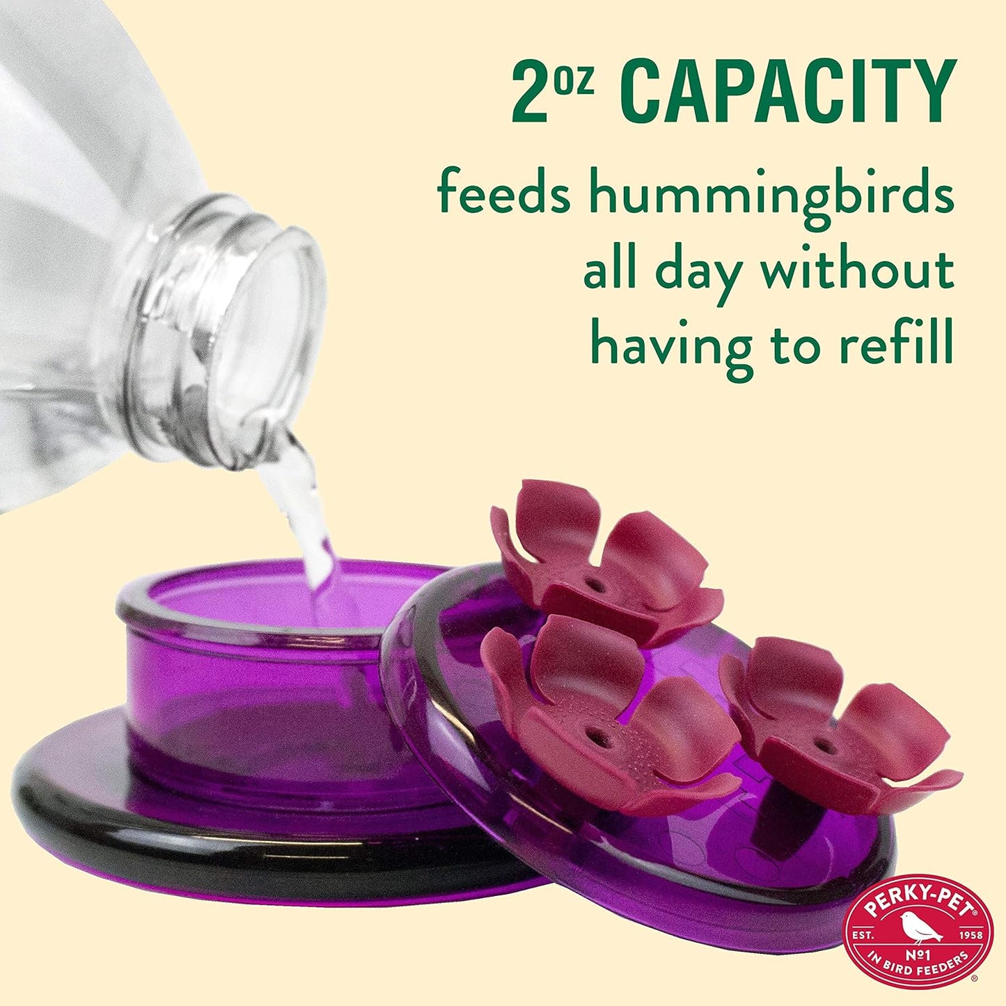 Perky-Pet 9100 Handheld & Tabletop Hummingbird Feeder