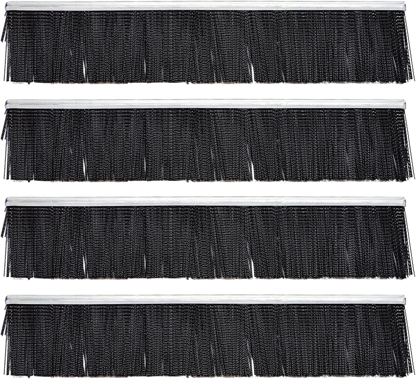 24" Lawn Sweeper Brush Replacement for 26" & 48" Tow Behind Lawn & Leaf Sweeper, 4 Pack