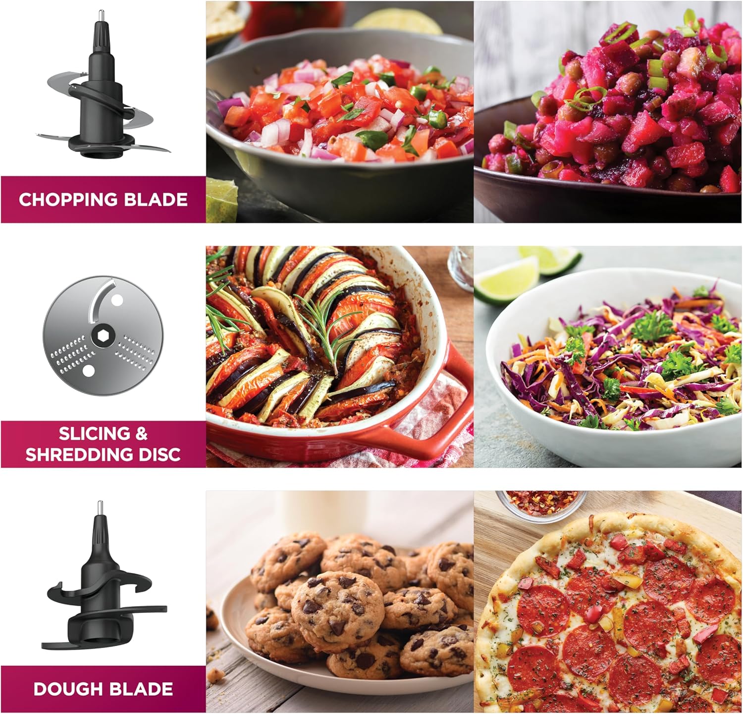 Ninja Food Processor, Professional Plus, 1000 Peak Watts, 4 Functions 