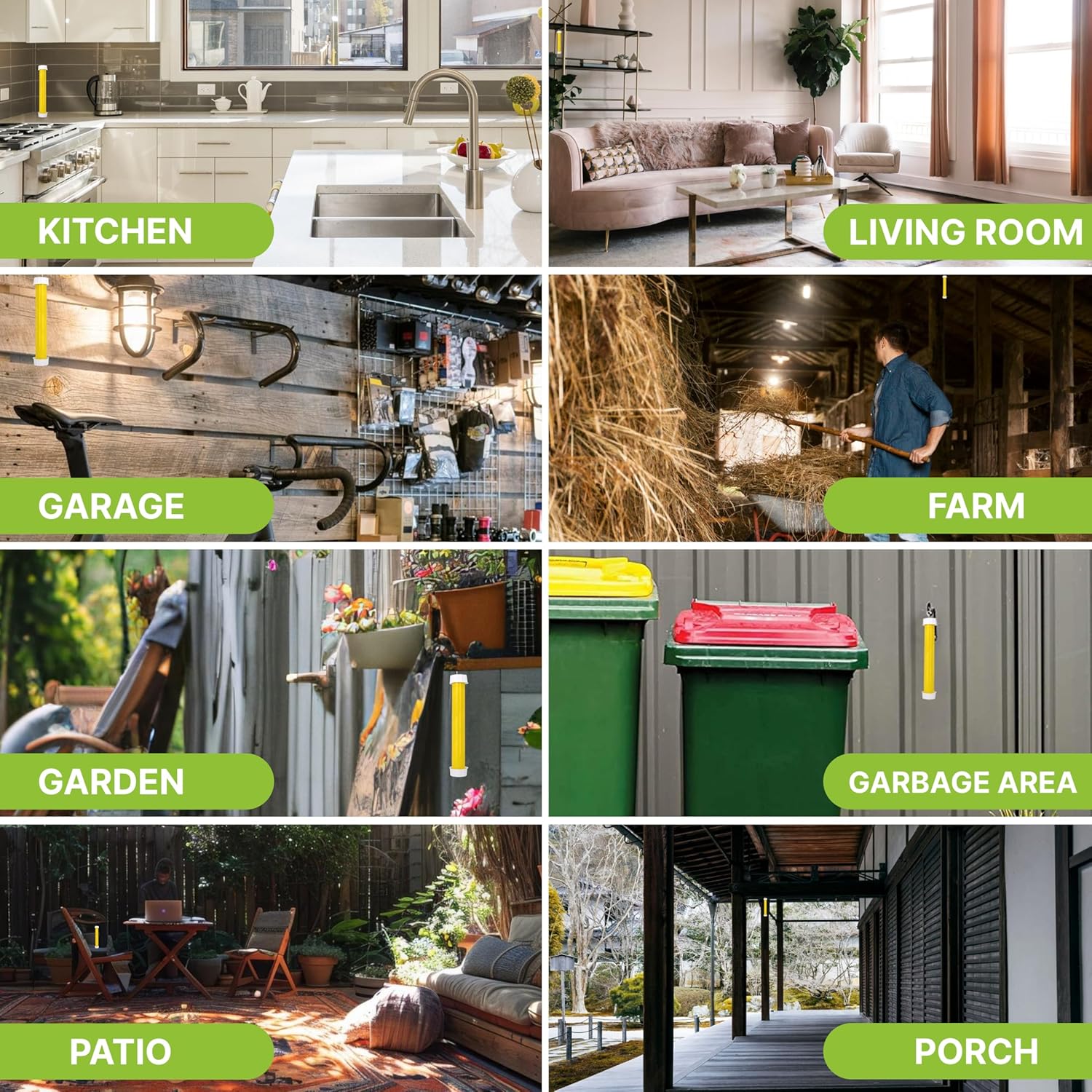 Trappify Hanging Fly Traps Outdoor: Fruit Fly Traps for Indoors | Gnat