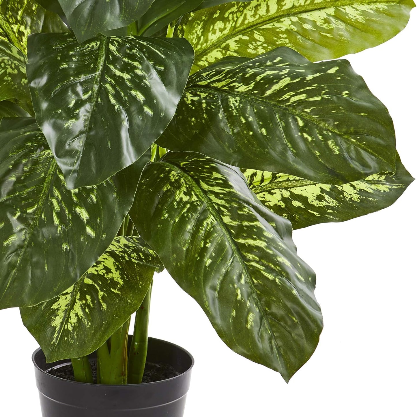 Nearly Natural 34in. Dieffenbachia Artificial Plant (Real Touch)