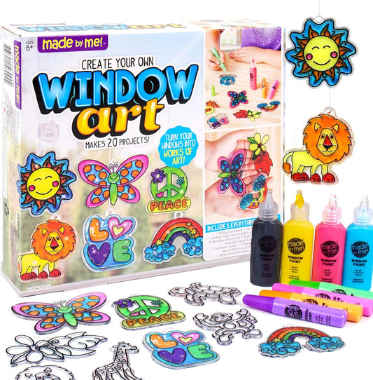 Made By Me Create Your Own Window Art, Paint Your Own Suncatchers, DIY