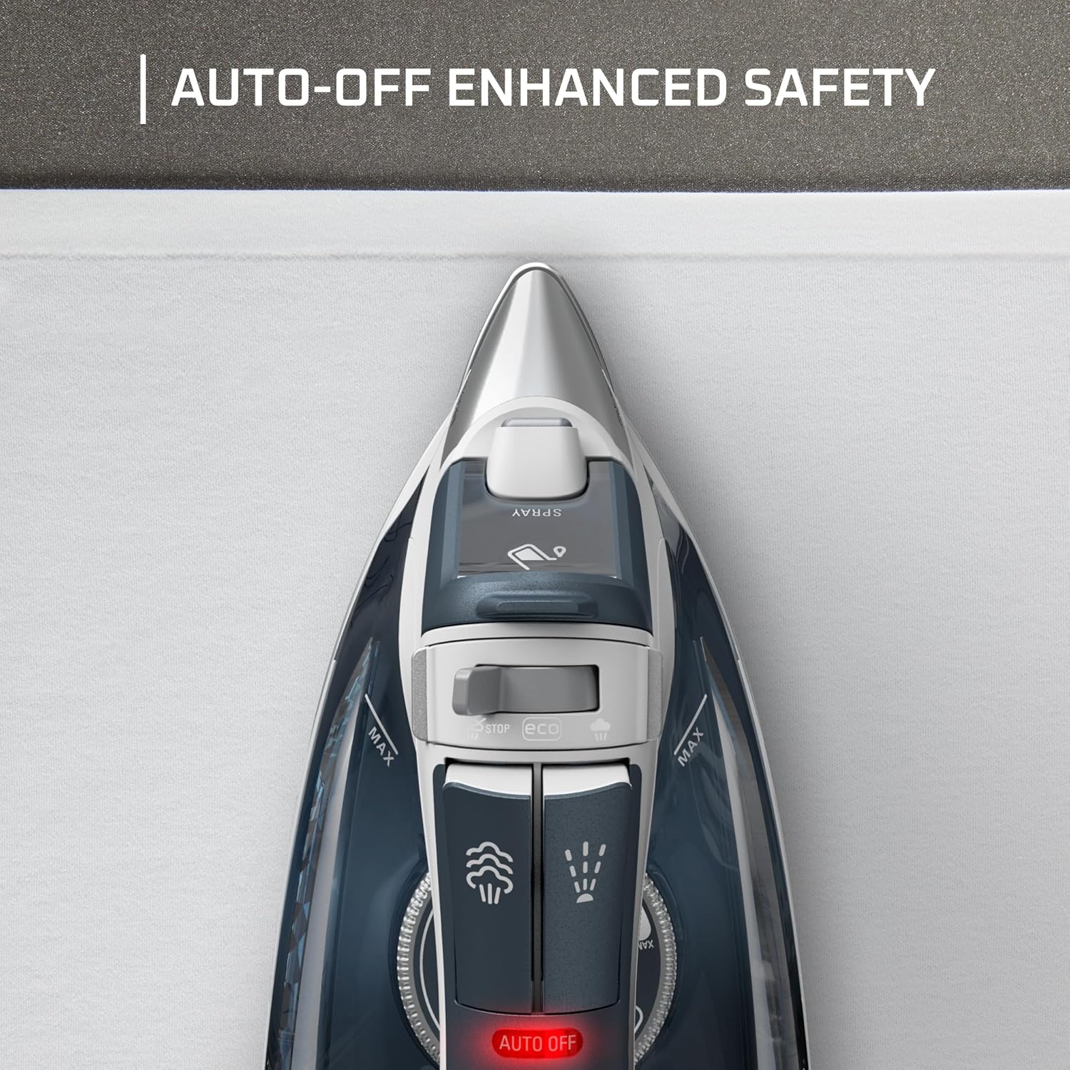 Rowenta Focus Excel Steam Iron for Clothes, Anti-Drip Protection, Iron
