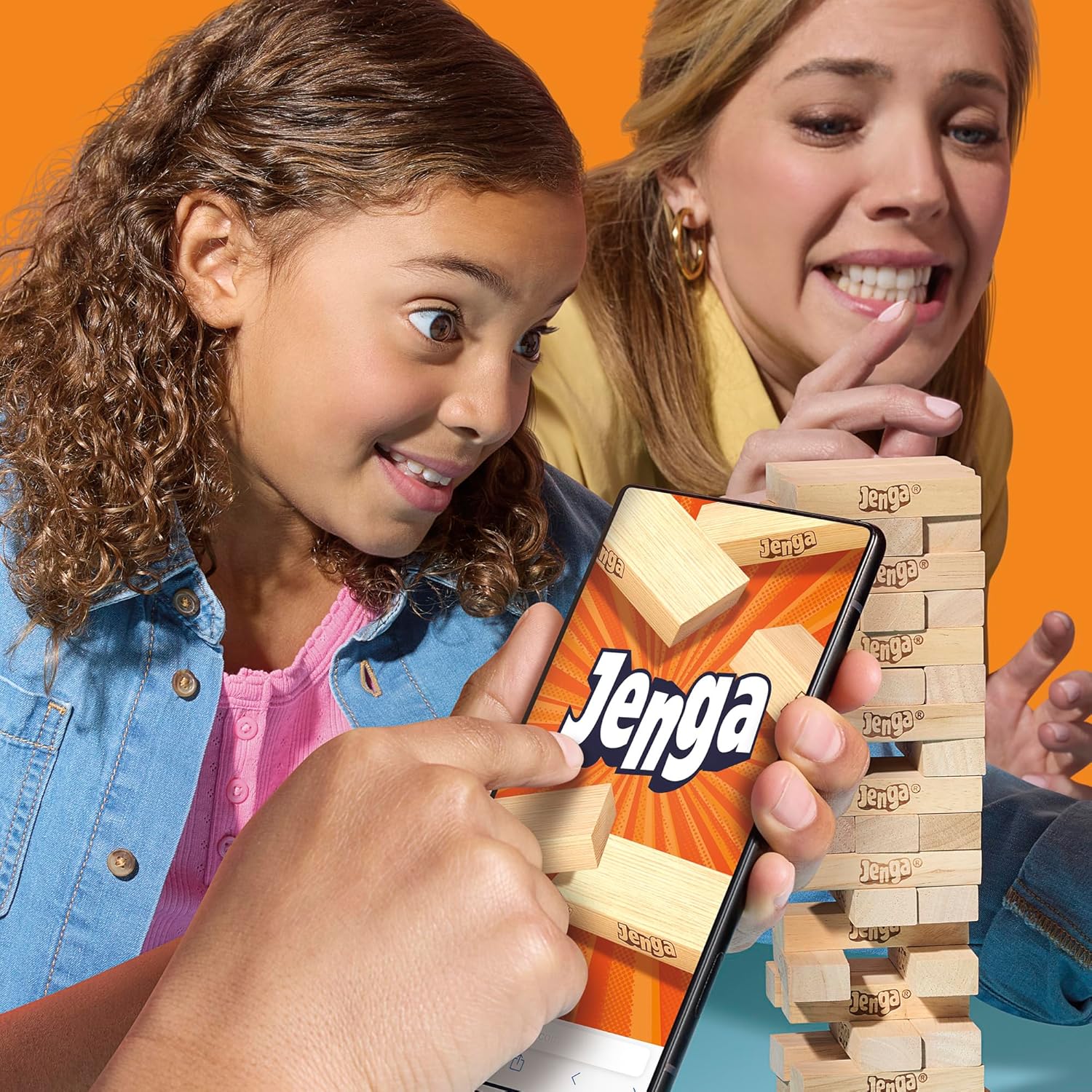 Official Hasbro Games Jenga Game | Digital Die for 6 More Ways to Play