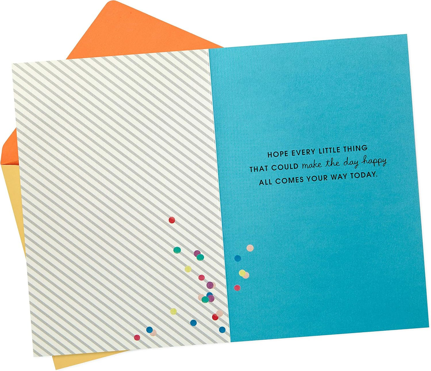 Hallmark Birthday Card (Envelope with Confetti)
