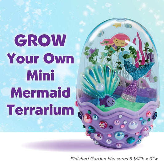 Creativity for Kids Mini Garden: Mermaid Terrarium Kit - Gifts for Gir