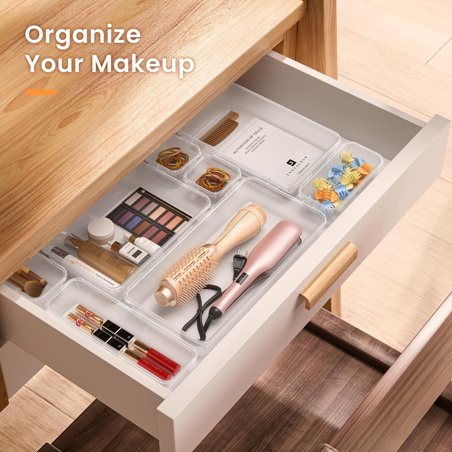 【Military Grade】A-LuGei Drawer Organizer, 【𝟱𝗦𝗶𝘇𝗲】 Makeup organize