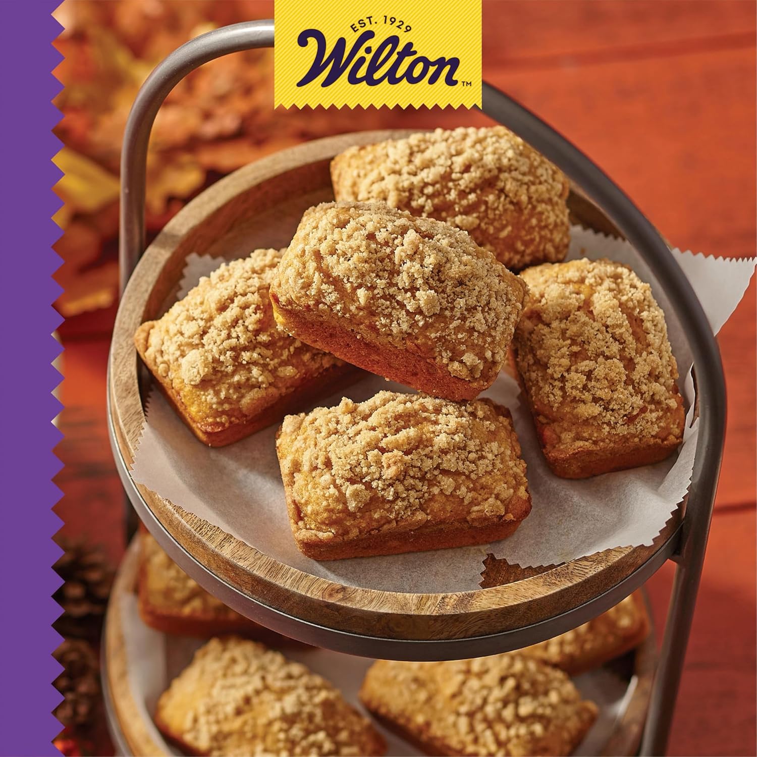 Wilton Gold Non-Stick Mini Loaf Pan, Cold-Rolled Steel Bakeware, Made 