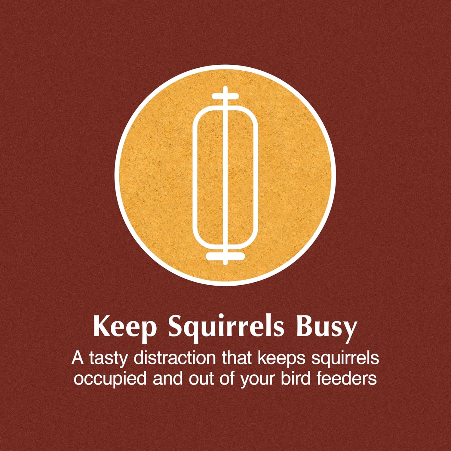 C&S Sweet Corn Squirrelog, 6-Pack Refill