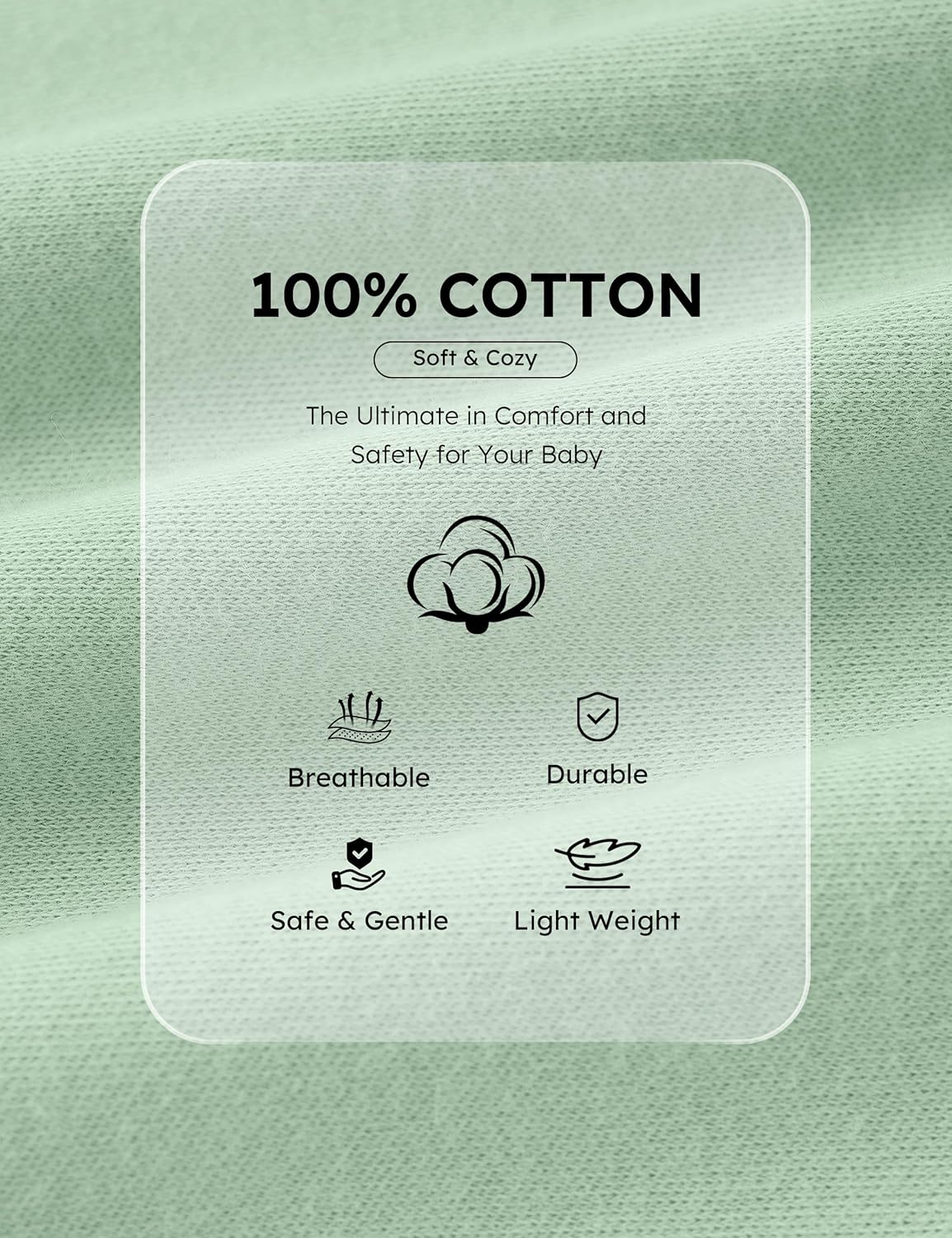 Yoofoss Baby Pajamas 100% Organic Cotton Baby Sleepers for Newborn 0-3