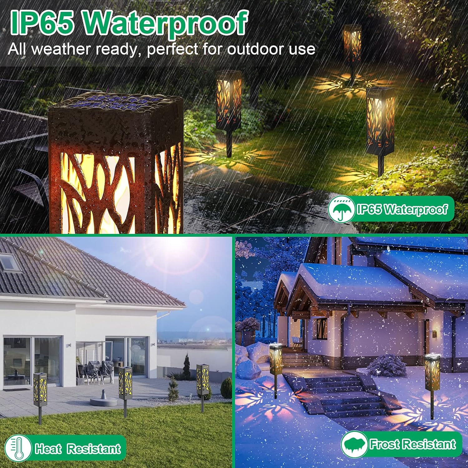 TomCare Solar Lights Outdoor Upgraded Bright Solar Pathway Lights Bigg