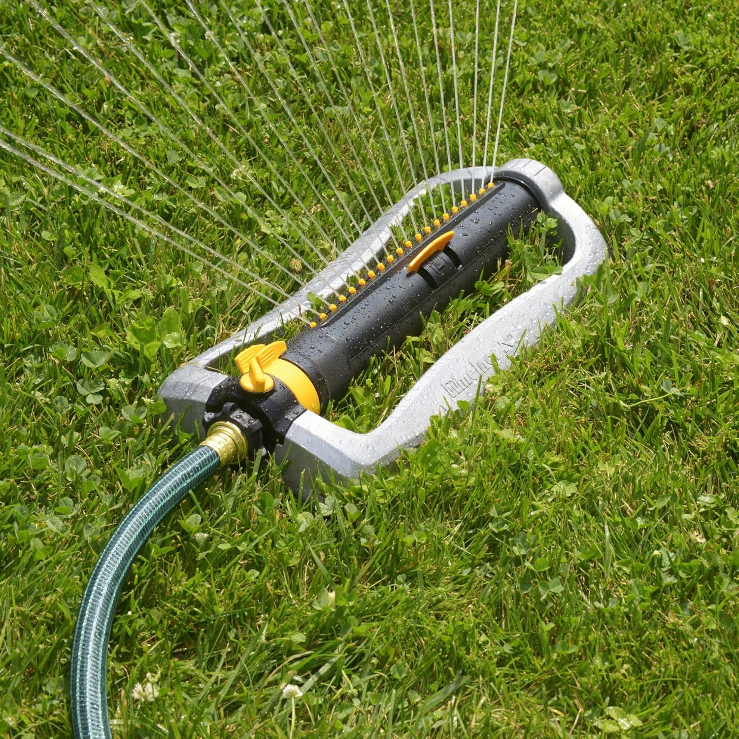 Melnor 65154AMZ XT Turbo Oscillating Sprinkler, Metal Base, 4,500 sq. 