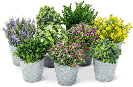 Abbott Collection 27-WOODHILL-06 Frosted Leaf Plant Pot-6" H, Multi Co