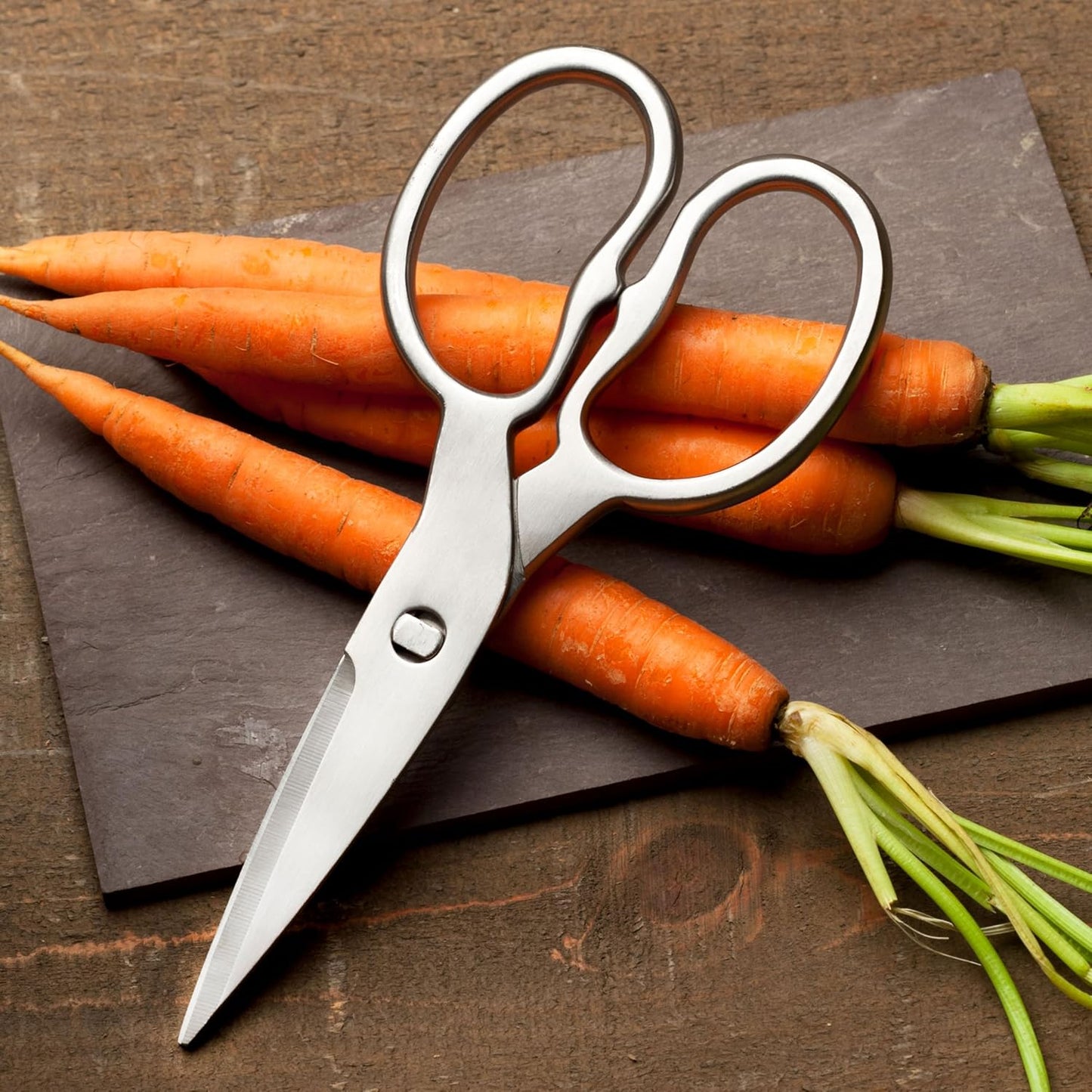 Heavy Duty Kitchen Scissors - Multipurpose Forged Stainless Steel Scis