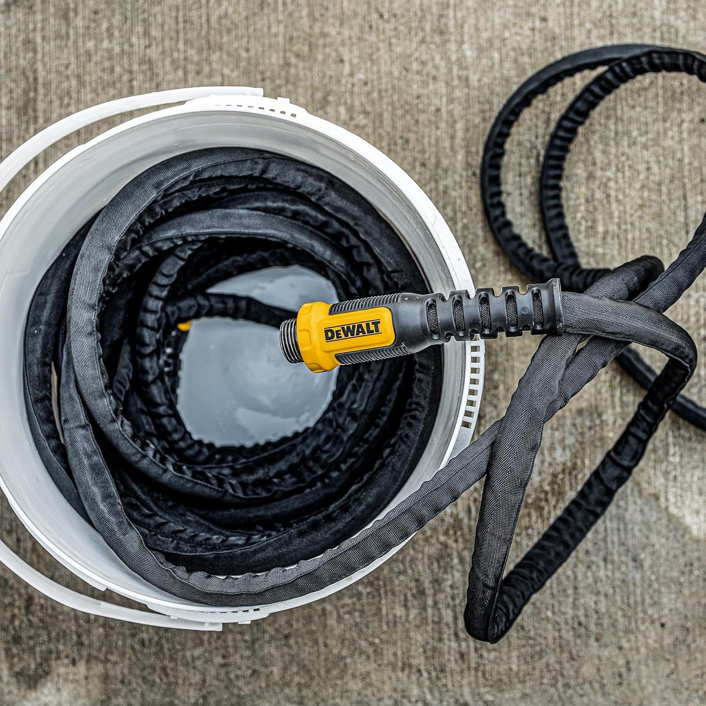 DEWALT 50 ft x 5/8 in Heavy-Duty Professional Grade Fabric Garden Hose