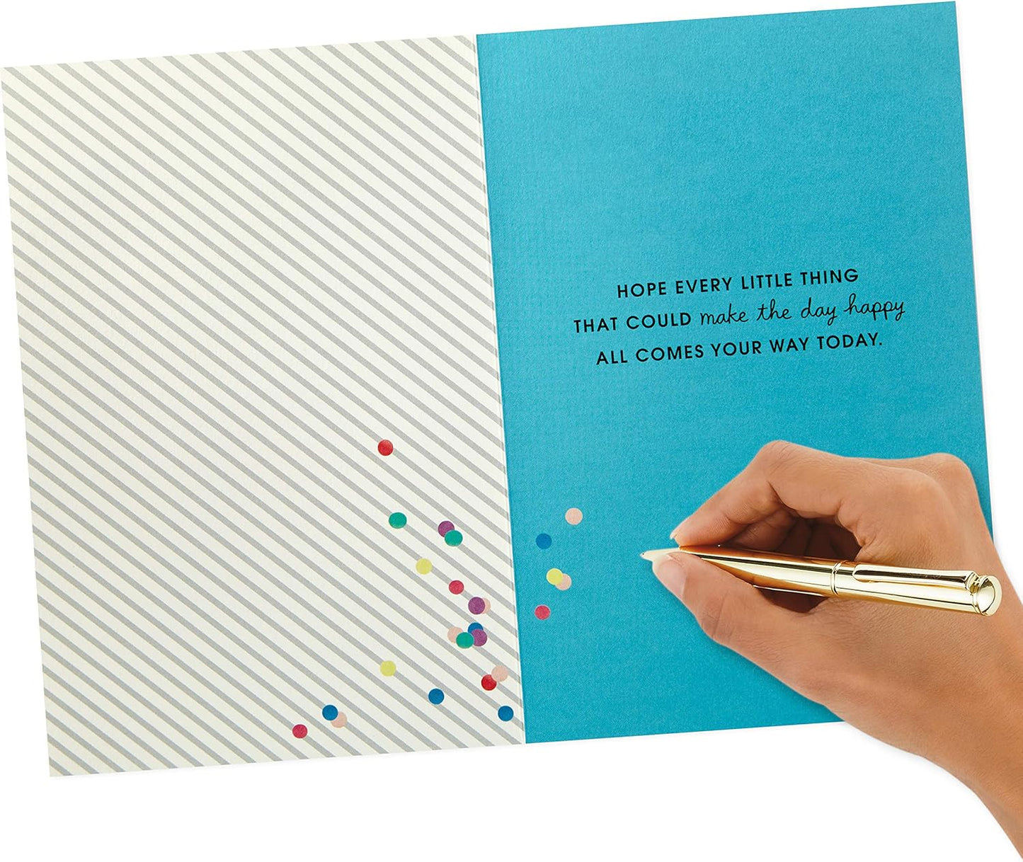 Hallmark Birthday Card (Envelope with Confetti)