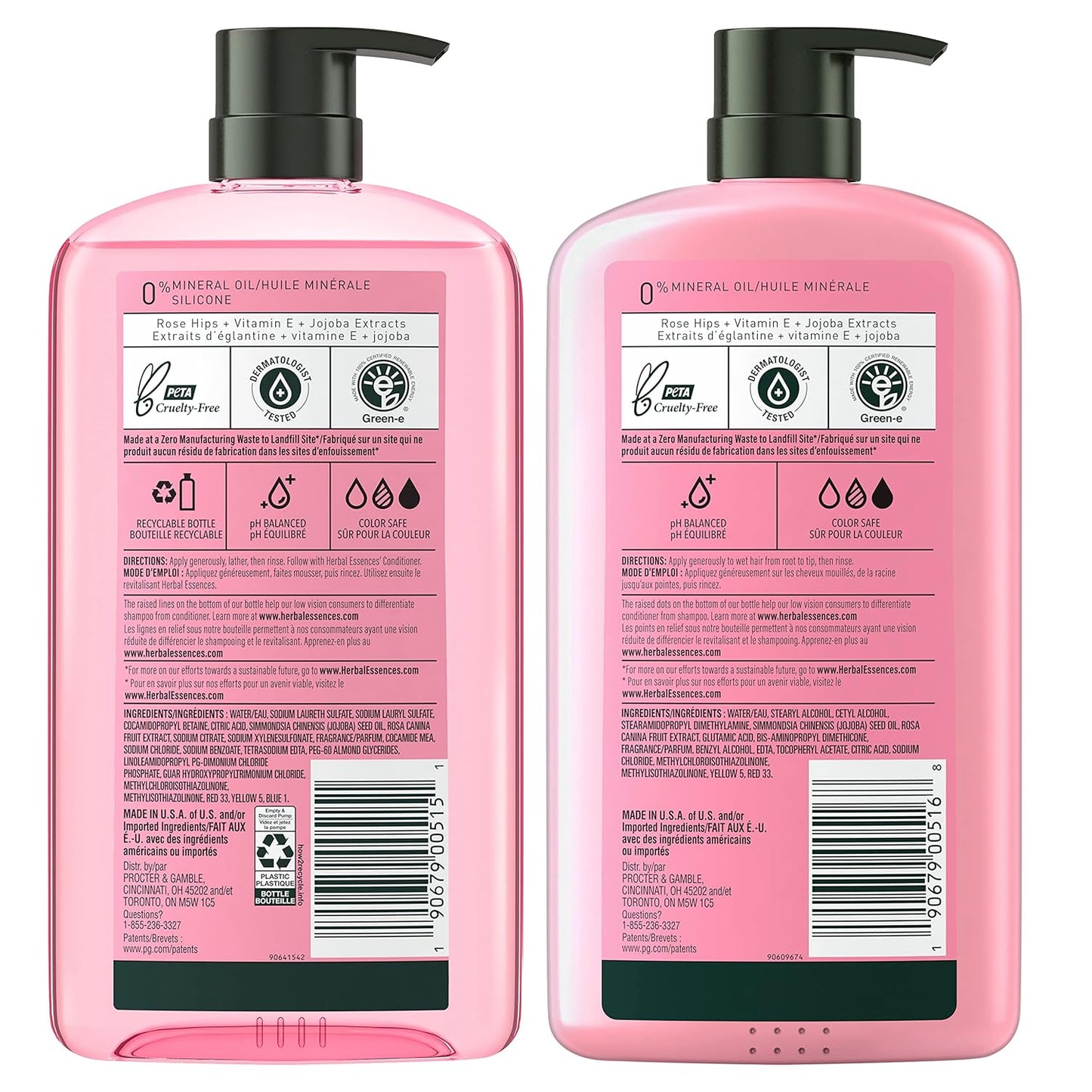 Herbal Essences Shampoo & Conditioner Set, Rose Hips - Smooth Collecti