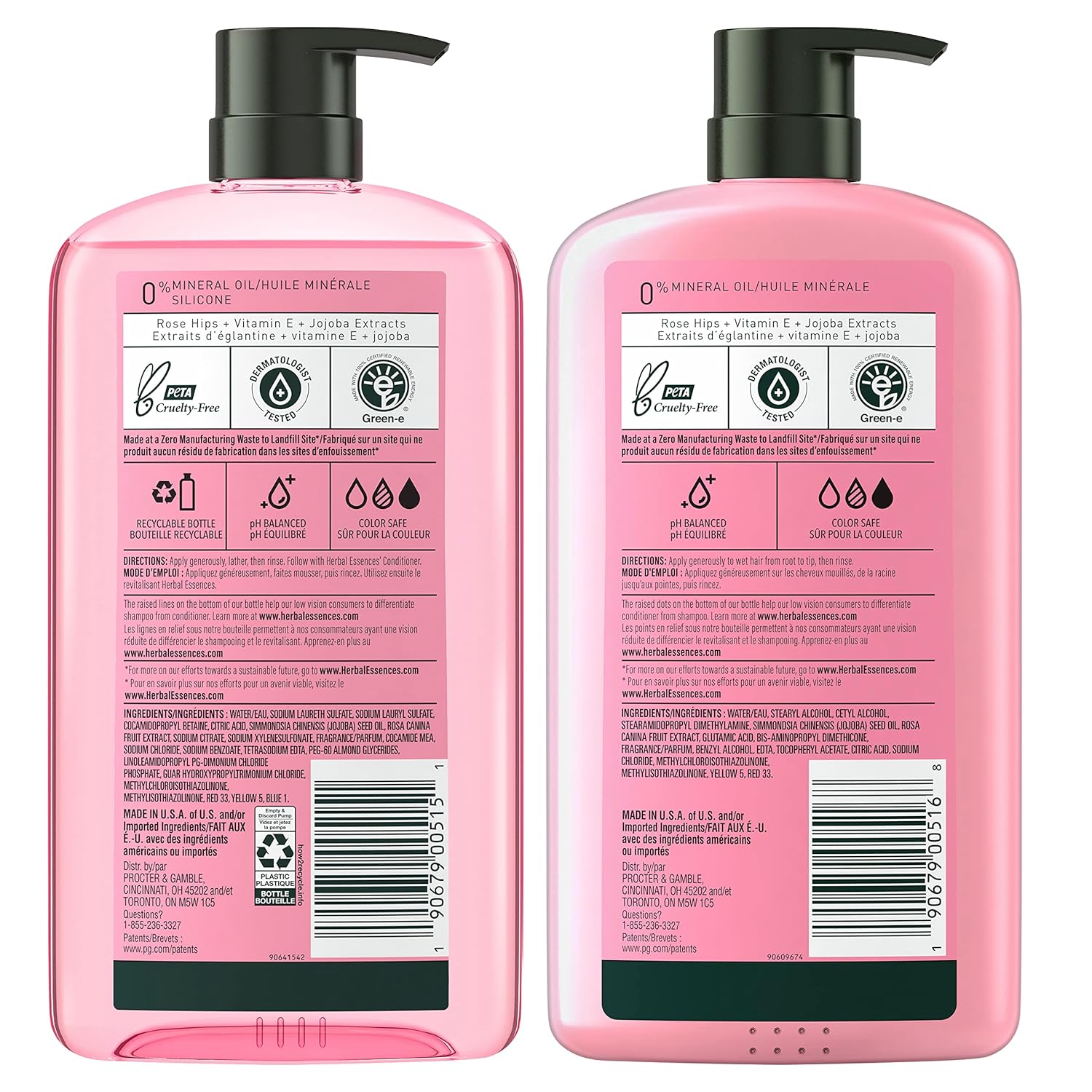 Herbal Essences Shampoo & Conditioner Set, Rose Hips - Smooth Collecti