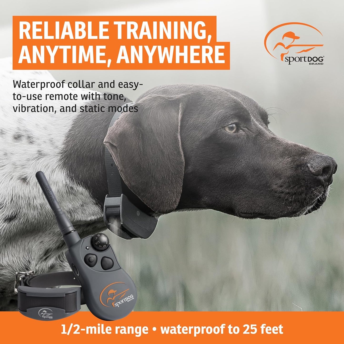 SportDOG SportHunter 825X - Remote Training Collar - Half-Mile Range T