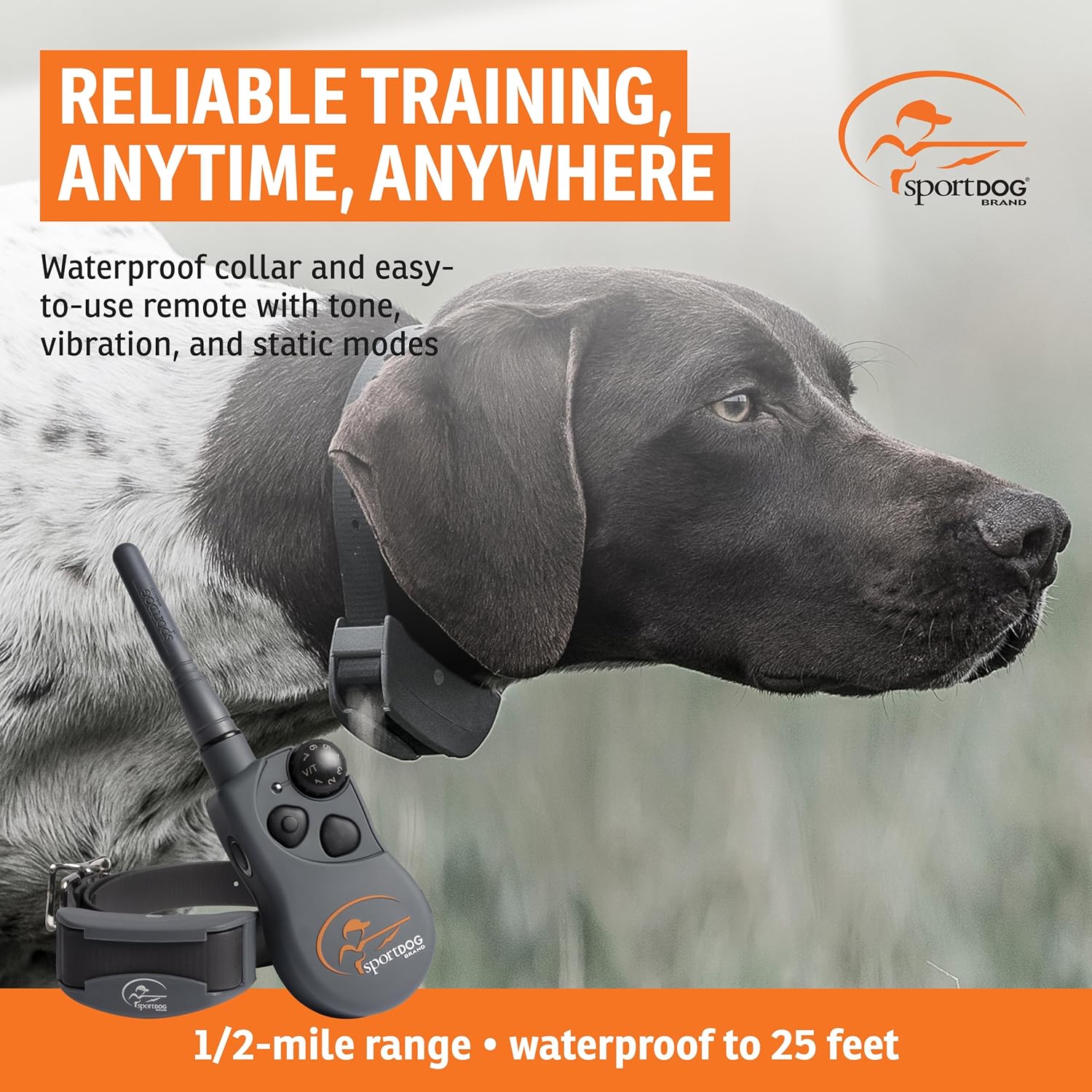 SportDOG SportHunter 825X - Remote Training Collar - Half-Mile Range T