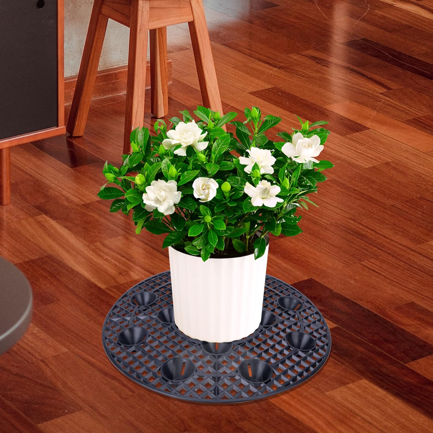 6Pack Large 15" Plant Level Pot Elevator, Heavy Duty Plant Stands, Pla