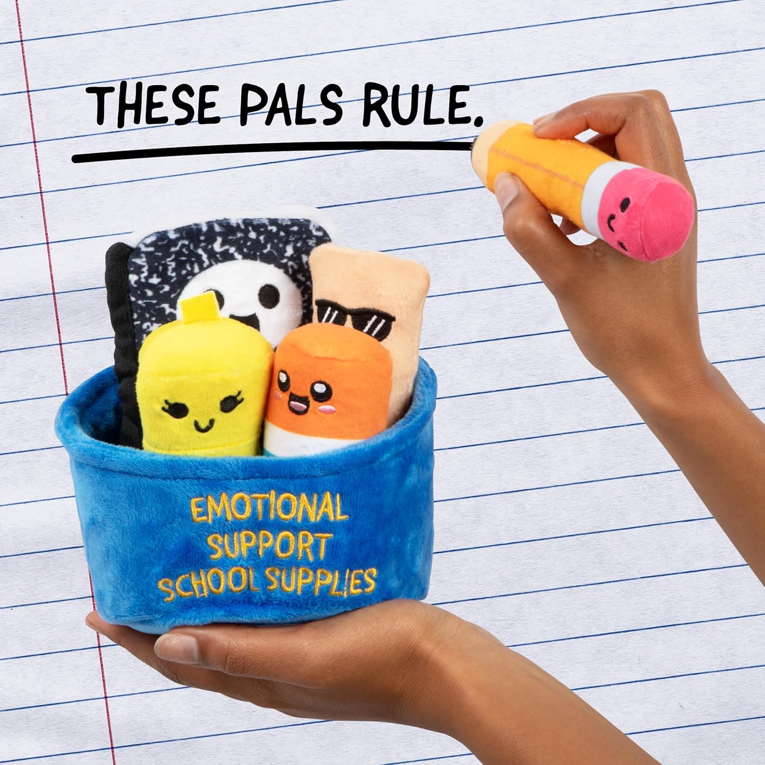 Emotional Support School Supplies Plush by Relatable - Cute Stuffed An